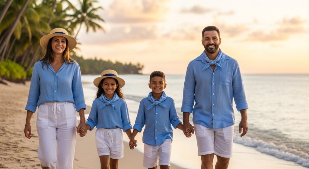 Matching Family Outfits for Vacation