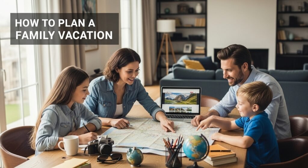 how to plan a family vacation