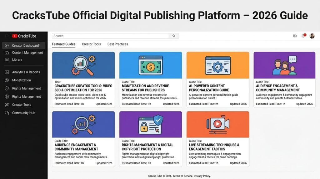 CracksTube Official Digital Publishing Platform