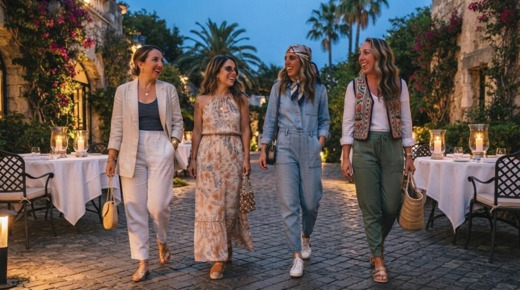 Casual Vacation Outfits for Moms